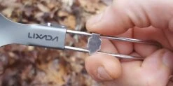 Lixada Titanium Folding Spork -Deals Outdoor Camping 03