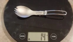 Lixada Titanium Folding Spork -Deals Outdoor Camping 04