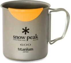 Snow Peak Titanium Single Wall 600 Cup -Deals Outdoor Camping 1000 233