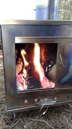 Seek Outside Medium Titanium Wood Stove & Stovepipe -Deals Outdoor Camping 20171111 131047