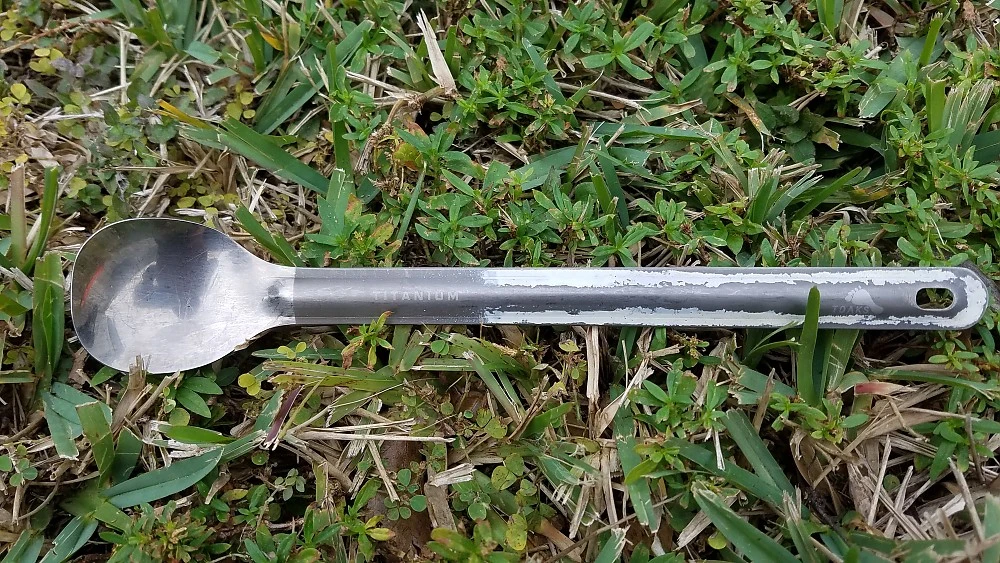 Toaks Titanium Long Handle Spoon With Polished Bowl 9 Toaks Titanium Long Handle Spoon With Polished Bowl - Image 7