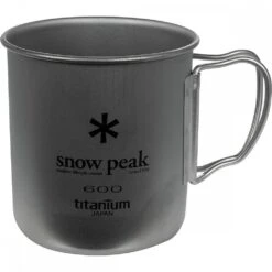 Snow Peak Titanium Single Wall 600 Cup -Deals Outdoor Camping 6359 1