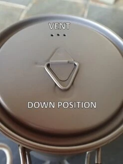 Toaks Titanium 850ml Pot -Deals Outdoor Camping Down