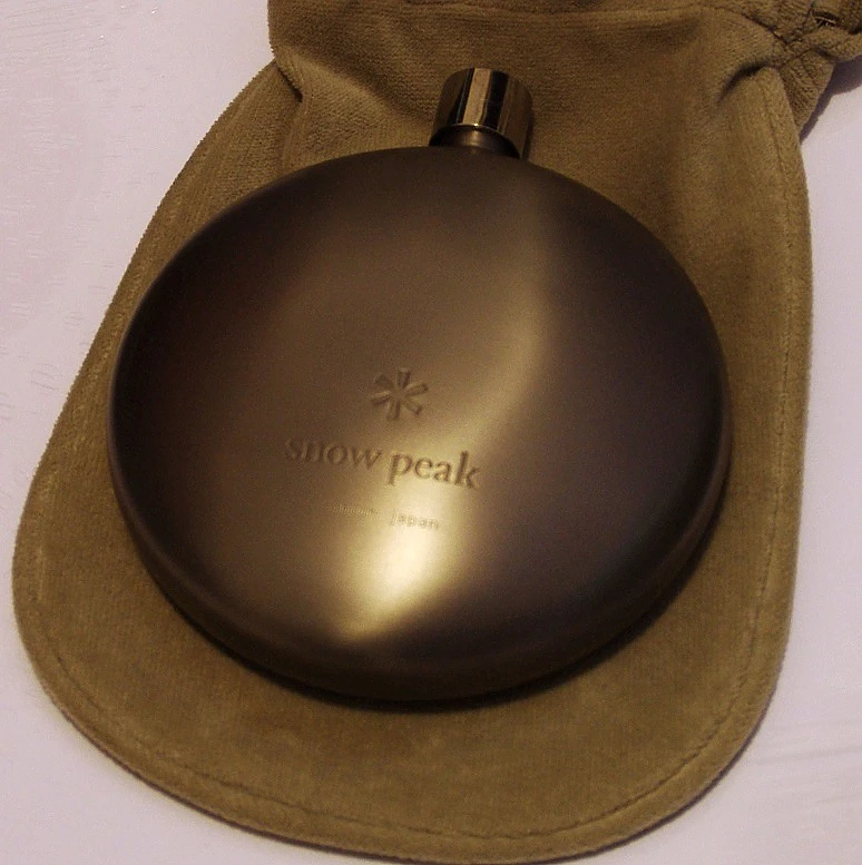 Snow Peak Titanium Curved Flask 11 Snow Peak Titanium Curved Flask - Image 9