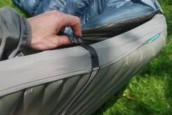 Therm-a-Rest Fitted Sheet -Deals Outdoor Camping NeoAir Pad showing anti slip strips and snaps