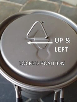 Toaks Titanium 850ml Pot -Deals Outdoor Camping Up