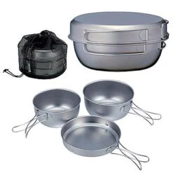 Snow Peak Titanium Cook Set, 3Pcs -Deals Outdoor Camping image 2189