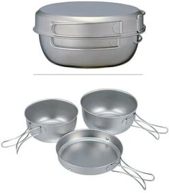 Snow Peak Titanium Cook Set, 3Pcs -Deals Outdoor Camping image 2190