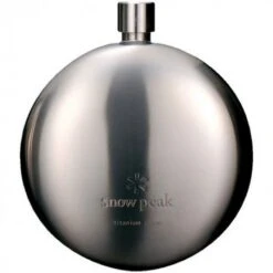 Snow Peak Titanium Curved Flask 30 Snow Peak Titanium Curved Flask -Deals Outdoor Camping image 2364