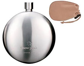 Snow Peak Titanium Curved Flask 16 Snow Peak Titanium Curved Flask - Image 14