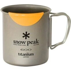 Snow Peak Titanium Single Wall 600 Cup -Deals Outdoor Camping image 2380