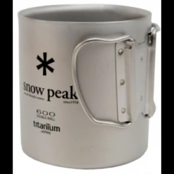Snow Peak Titanium Single Wall 600 Cup -Deals Outdoor Camping l807500