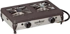 Camp Chef Ranger Two-Burner Stove 11 Camp Chef Ranger Two-Burner Stove -Deals Outdoor Camping opplanet camp chef ranger ii blind stove 2 x burner cast aluminum burner black gray white bs40c main