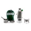 Kelly Kettle Stainless Trekker Small Kelly Kettle -Deals Outdoor Camping opplanet kelly kettle stainless small trekker basic kit stainless steel y54 cps klk0019 421073 main