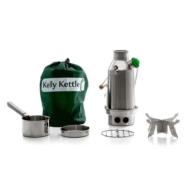 Kelly Kettle Stainless Trekker Small Kelly Kettle 3 Kelly Kettle Stainless Trekker Small Kelly Kettle