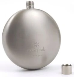 Snow Peak Titanium Curved Flask 26 Snow Peak Titanium Curved Flask -Deals Outdoor Camping opplanet snow peak titanium curved flask titanium