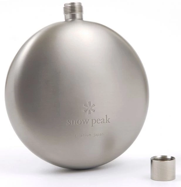 Snow Peak Titanium Curved Flask 8 Snow Peak Titanium Curved Flask - Image 6