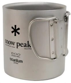 Snow Peak Titanium Single Wall 600 Cup -Deals Outdoor Camping opplanet snow peak titanium single wall cup 600 mg 044r main